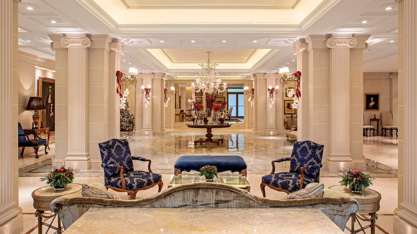 Lobby of King George, a Luxury Collection Hotel, Athens