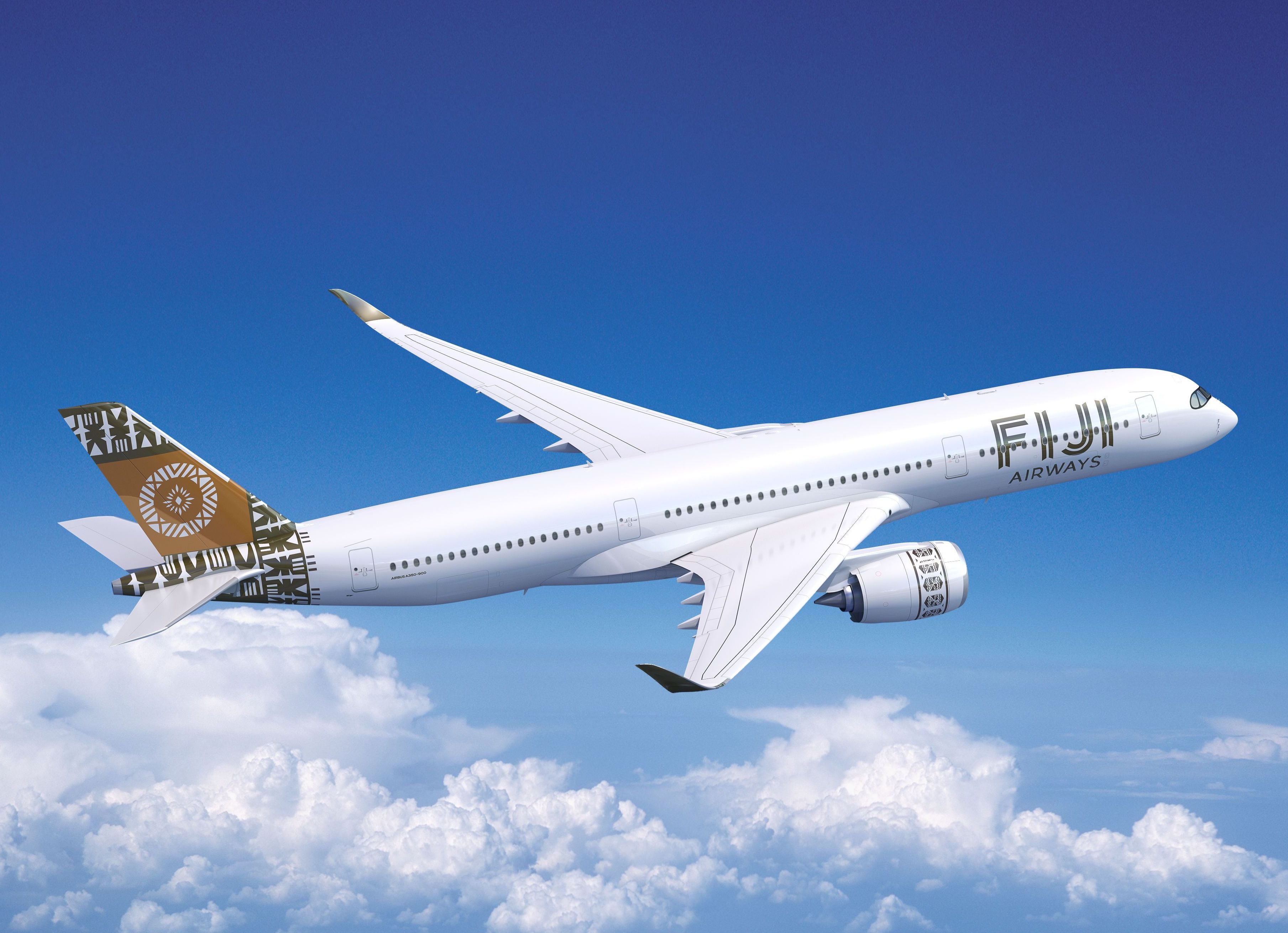 フィジー航空 A350-900 DQ-FAI A359FJ0623 www.JetCollector.com: Fiji A350-900 w/stand DQ-FAI 1:200