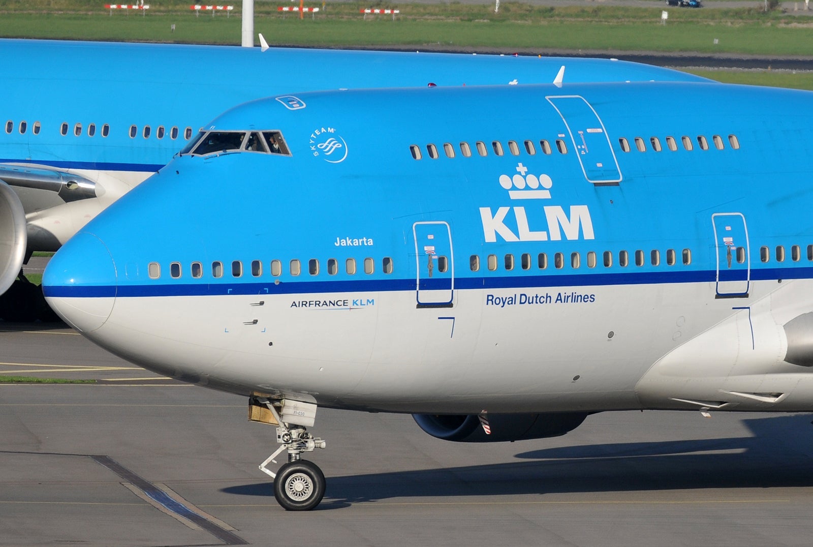 KLM names its 747s after cities in its long-haul network, like Jakarta (Photo by Alberto Riva/TPG)