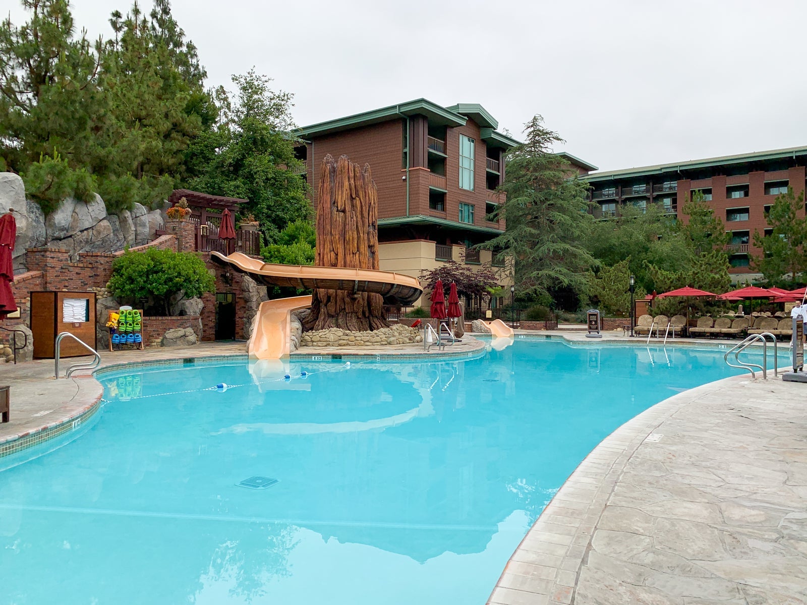 Disneyland Grand Californian Hotel Slide