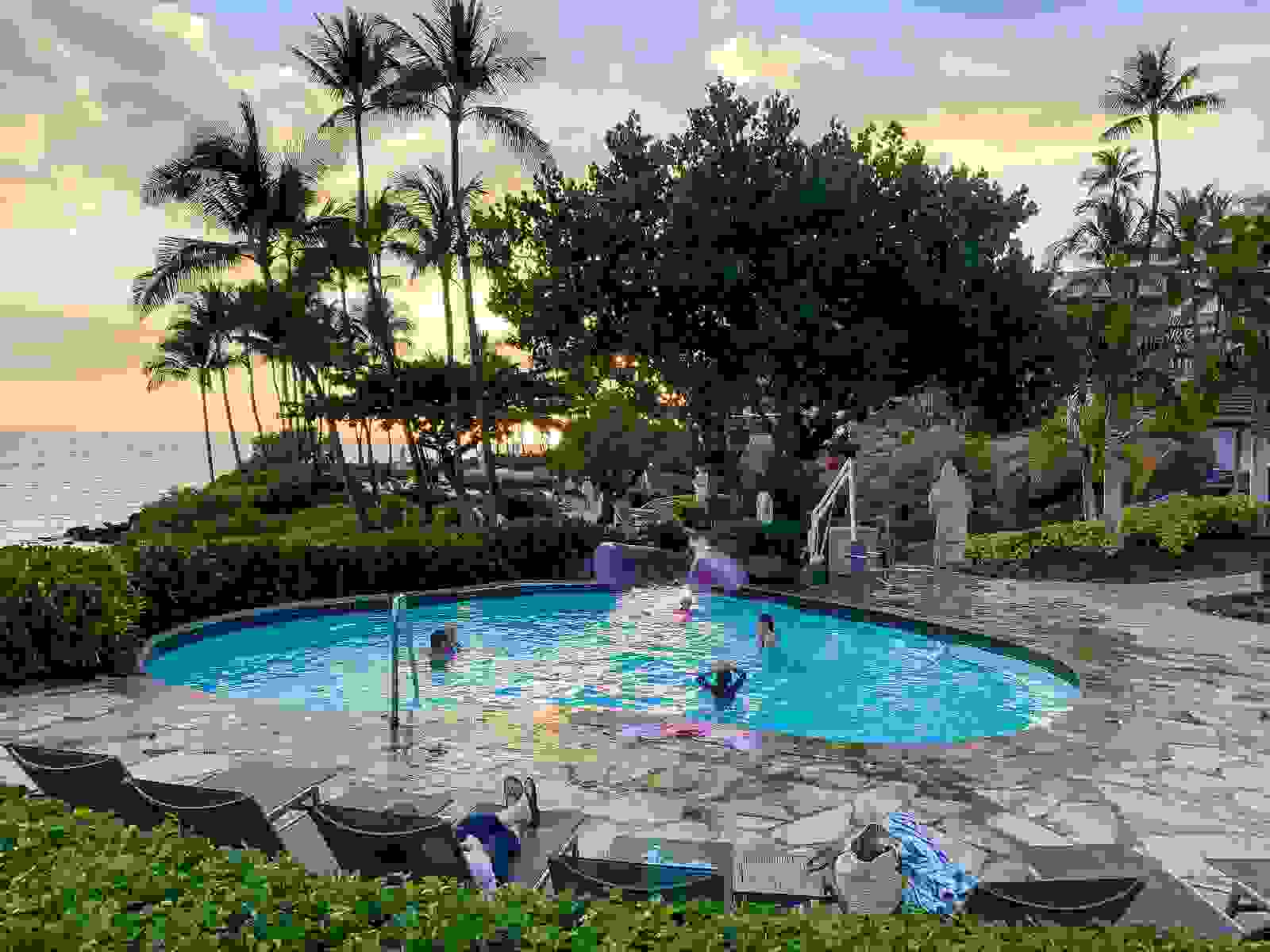 The Kids pool at the Hilton Waikoloa. (Photo by Summer Hull / The Points Guy)
