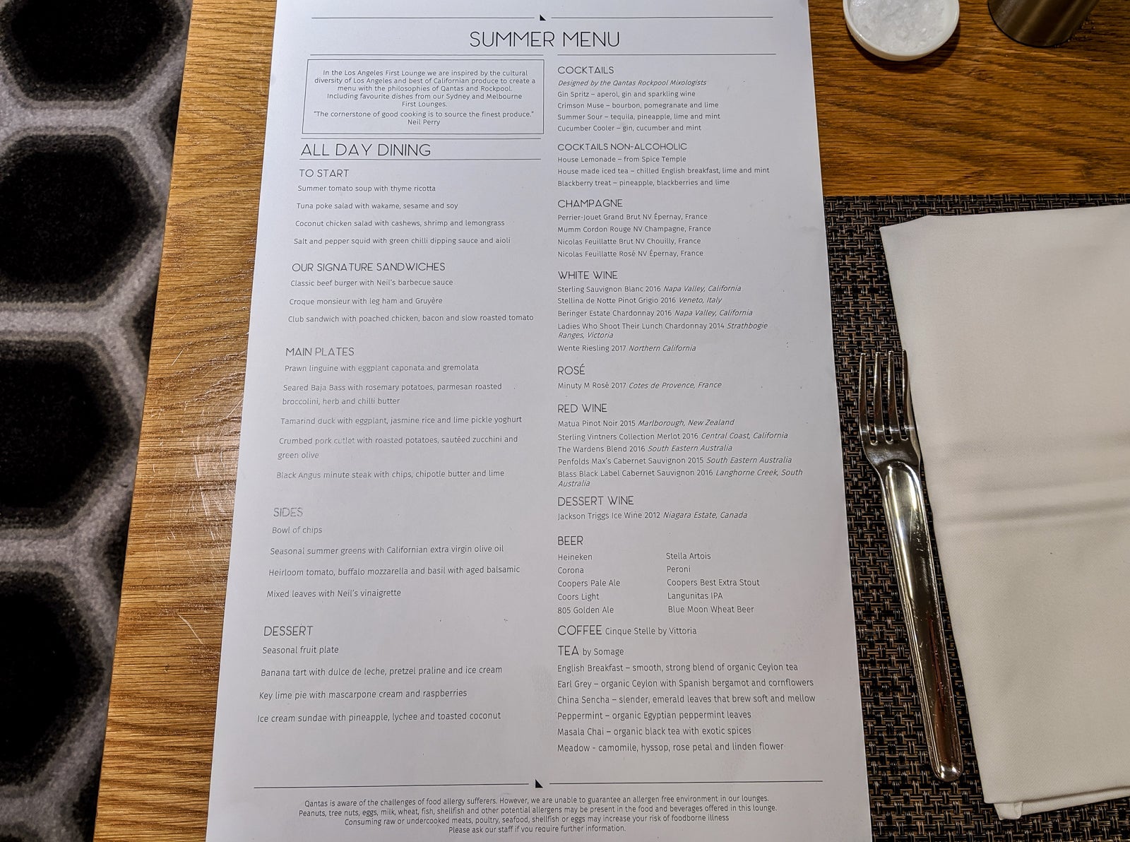 Qantas First Lounge LAX