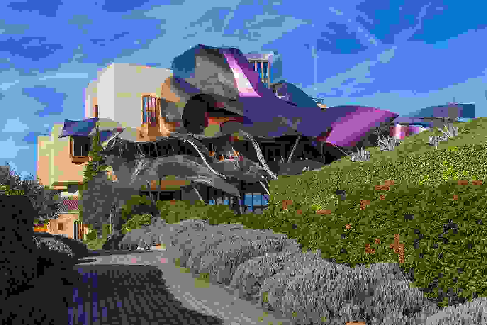 Marques de Riscal Hotel, a Frank Ghery building, Spain