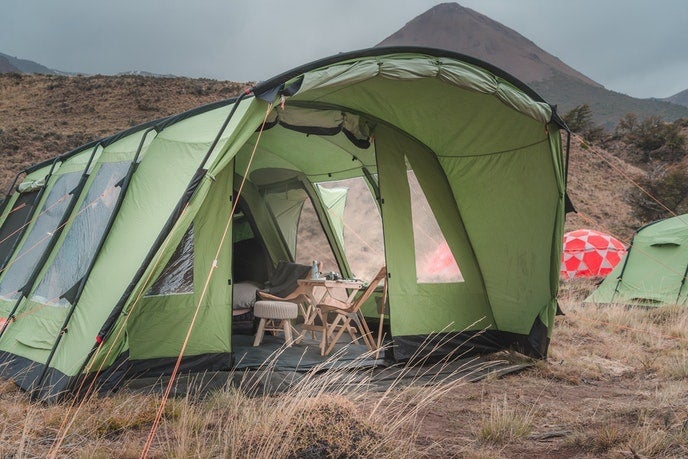 This is a "Glamping" set-up in the Elqui Valley. (Image by UPSCAPE)