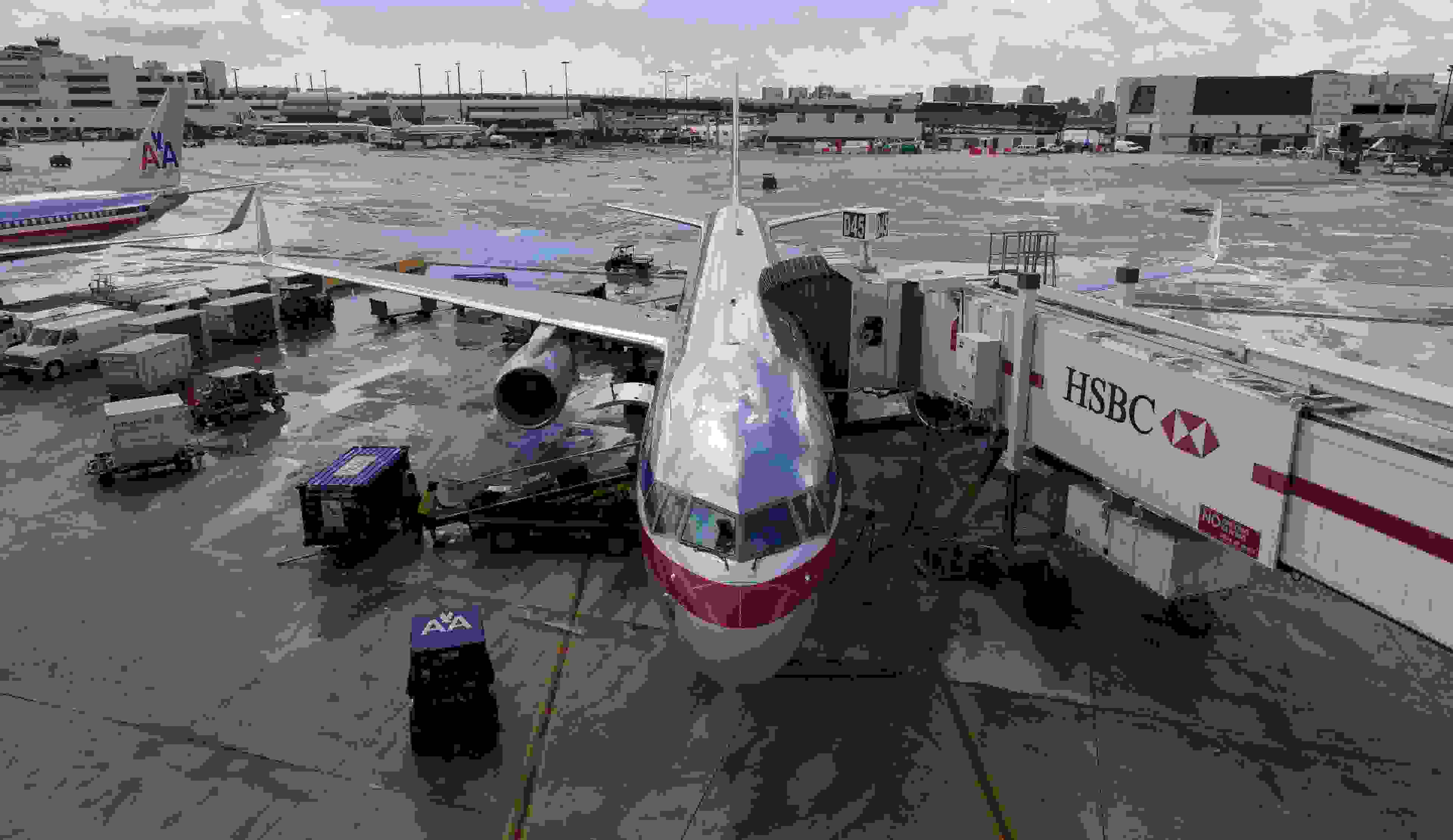 An American Airlines Boeing 757 (N607AM) is seen at Miami International Airport. (Photo by Thierry Tronnel/Corbis via Getty Images)