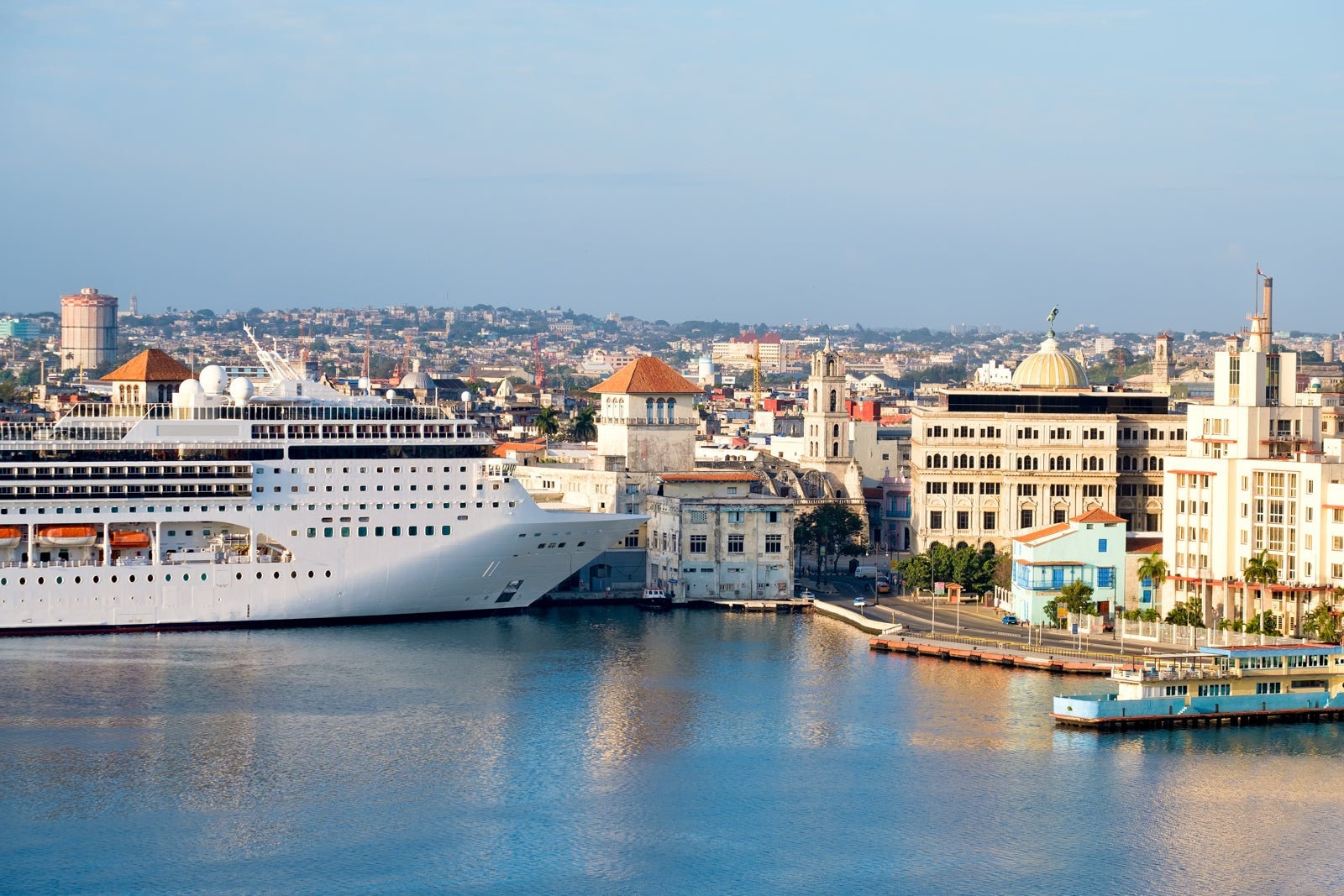 Cuba Cruise ship docked in Havana