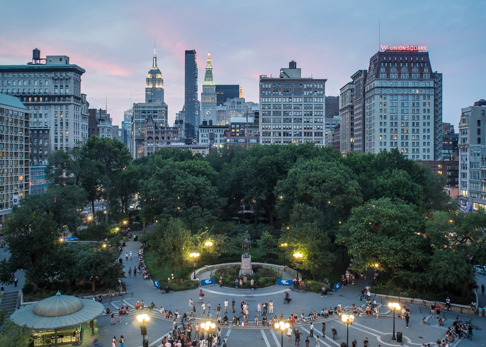 Union Square Twilight New York