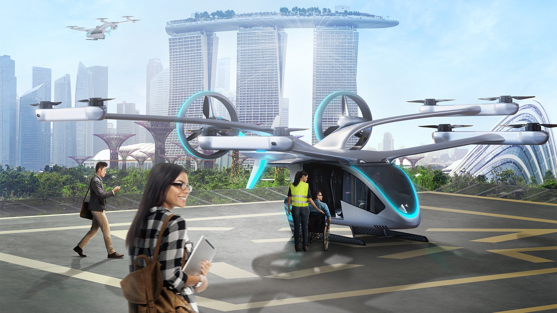 EmbraerX flying vehicle concept