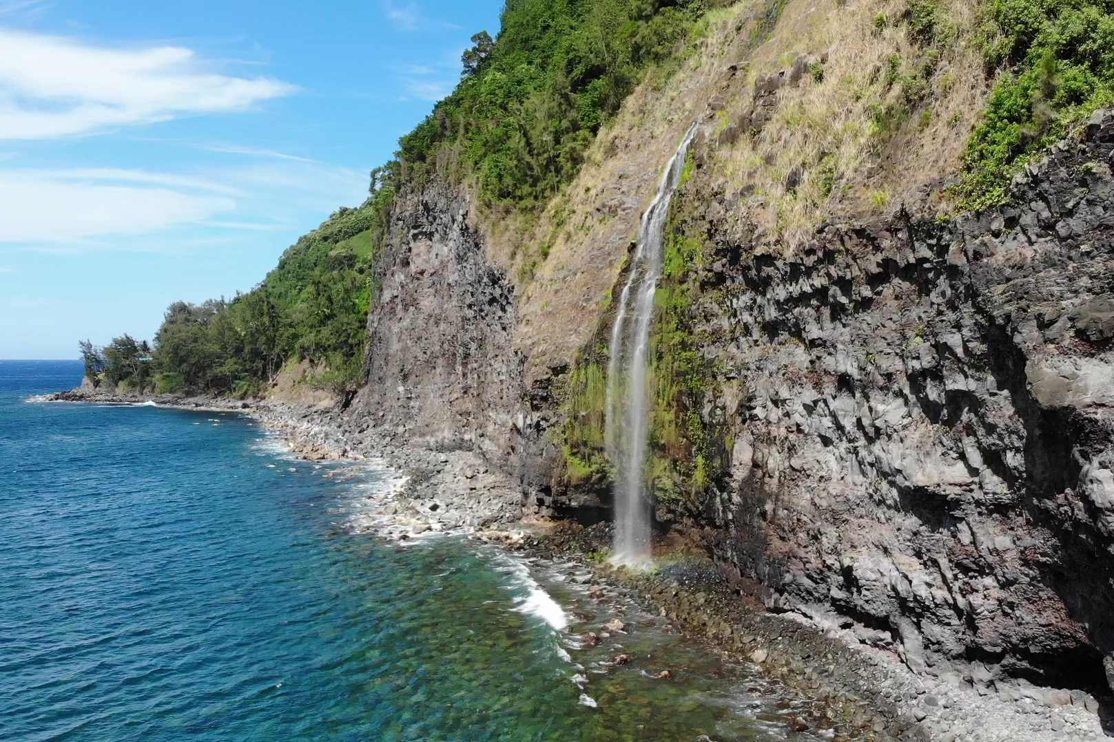 The tough climb to Kila Falls likely means you'll have it all to yourself