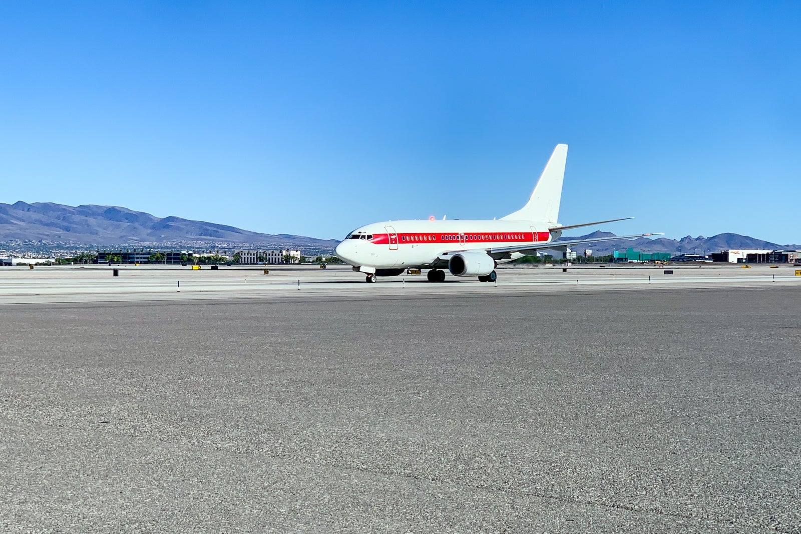 A Janet plane on the grounds of LAS. Photo by Zach Griff/TPG.