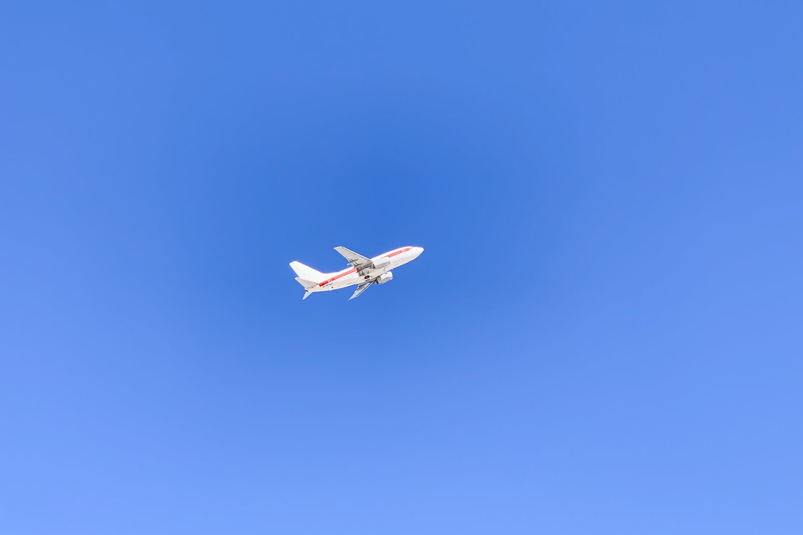 A Janet plane takes off, destination unknown.