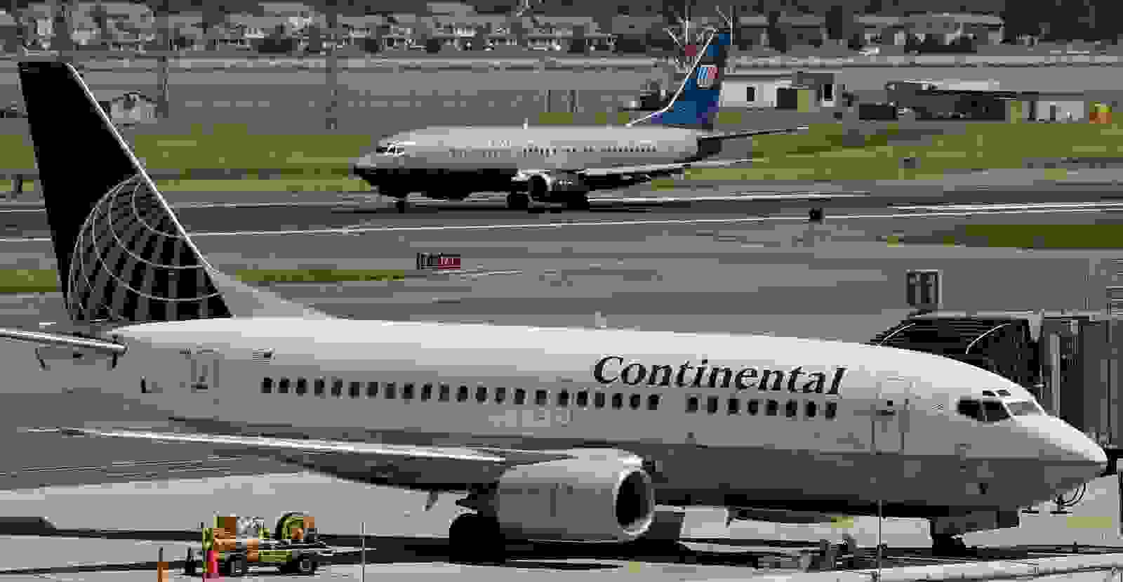 United Airlines and Continental Airlines merged in 2010. (Photo by Alex Wong / Getty Images)