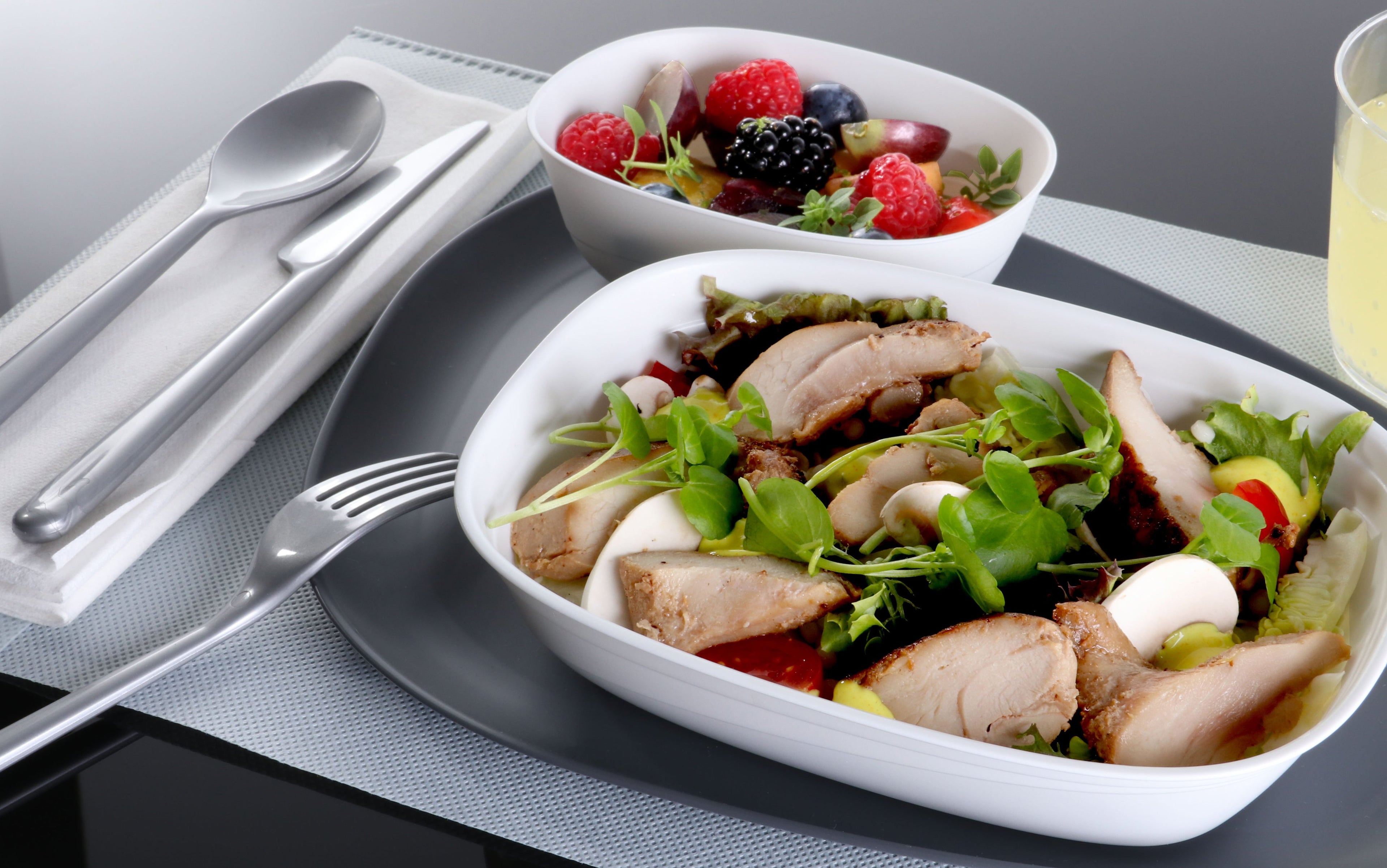 Delta's enhanced main cabin meals, coming November 2019 to Main Cabin and Comfort+ passengers (Photo courtesy of Delta Air Lines)