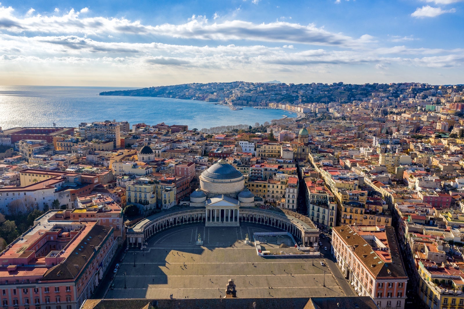 Naples from Piazza del Plebiscito