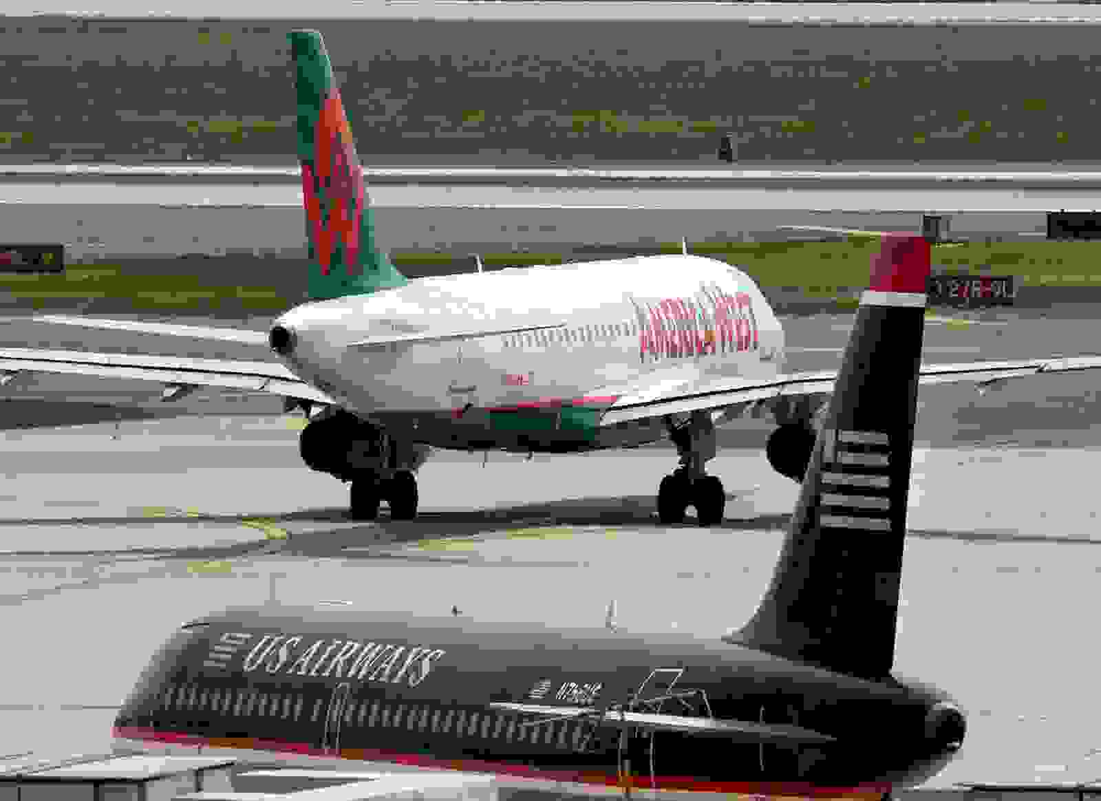 America West acquired US Airways in 2005. (Photo by William Thomas Cain / Getty Images)