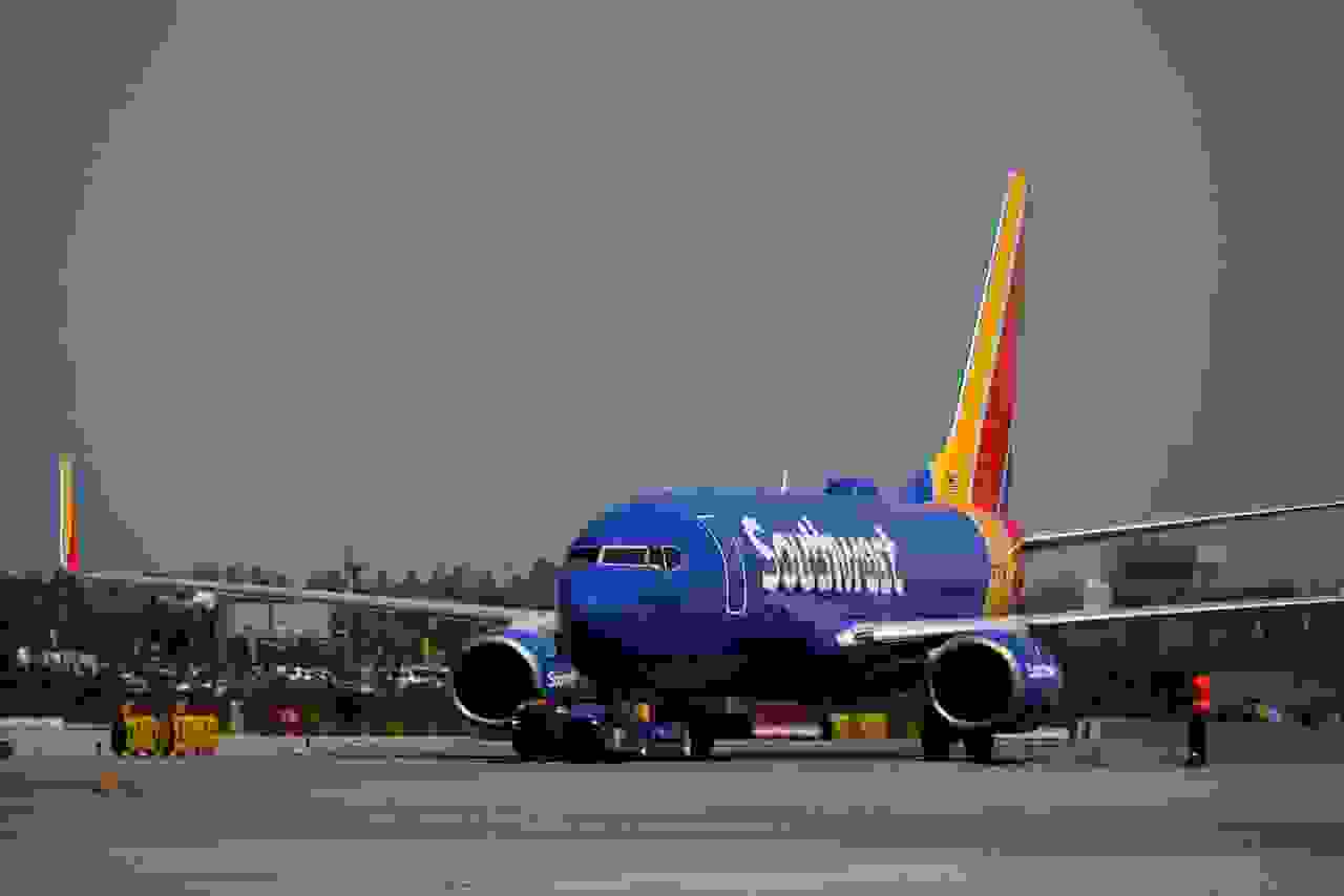 A Southwest Airlines Co. Boeing 737 on the tarmac at Los Angeles International Airport (LAX) on Friday, March 29, 2019 in Los Angeles, Calif. © 2019 Patrick T. Fallon for The Points Guy