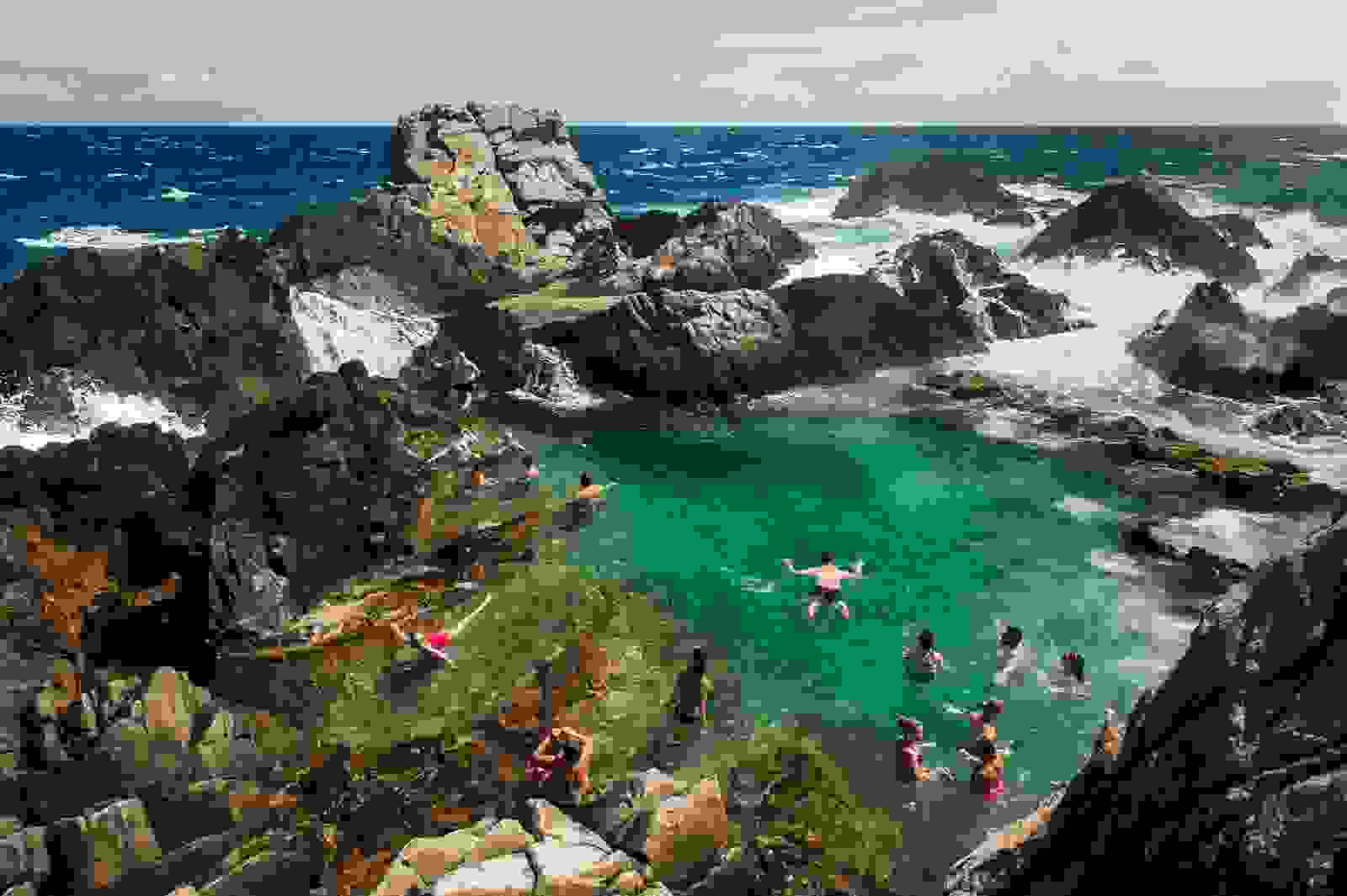 A natural pool in Arikok National park on the North coast of Aruba. (Photo by Marc Guitard / Getty Images)