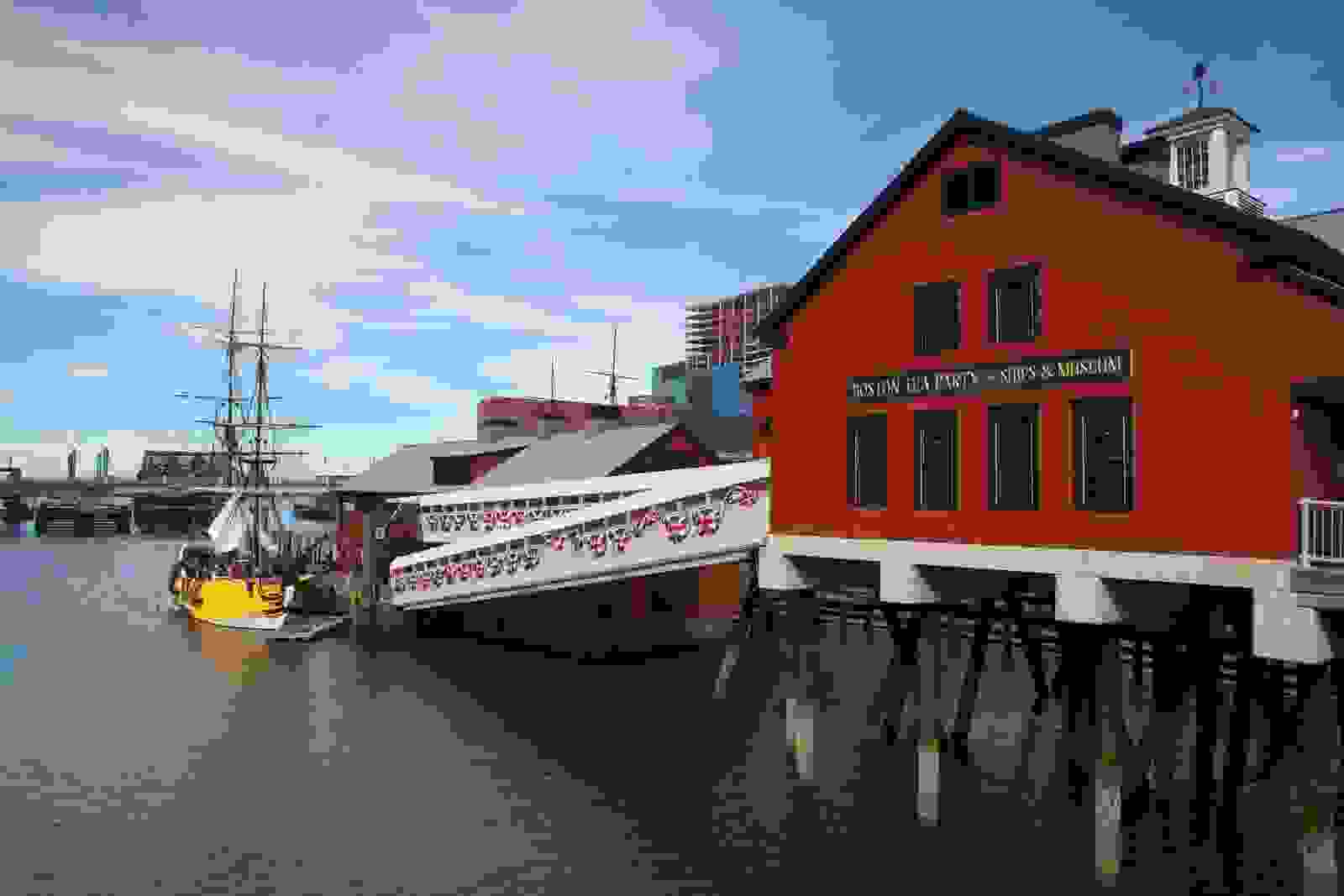 The Boston Tea Party Museum. (Photo by CaptureLight / Getty Images)