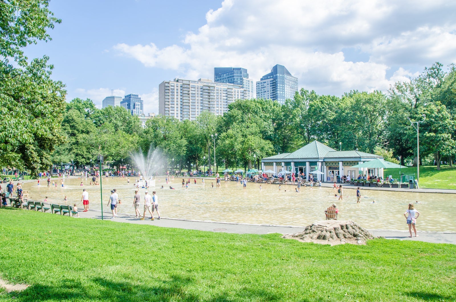 The Boston Common Frog Pond. (Photo by Dufresne / Getty Images)