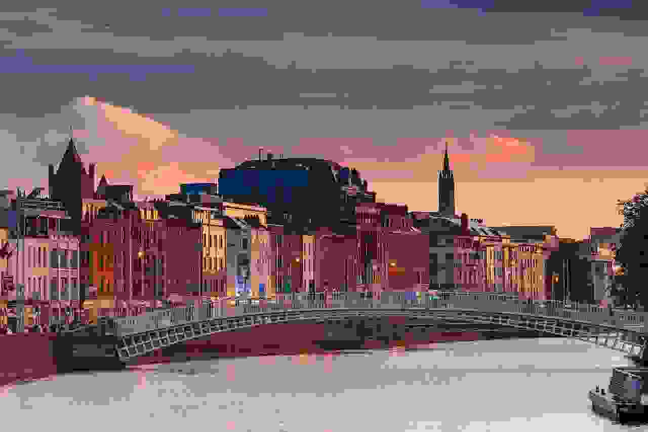 Dublin, Ireland, half penny bridge
