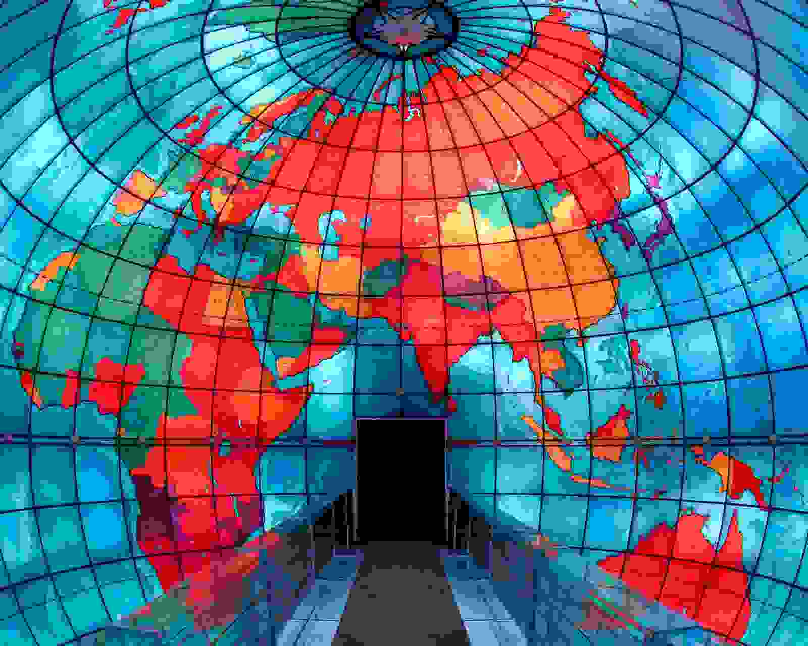 The Boston Mapparium. (Photo courtesy of Mary Baker Eddy Library)
