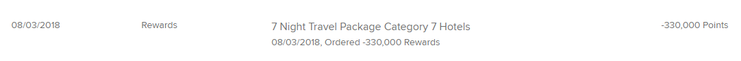 Marriott Bonvoy redeem 330k Hotel and Air package August 2018