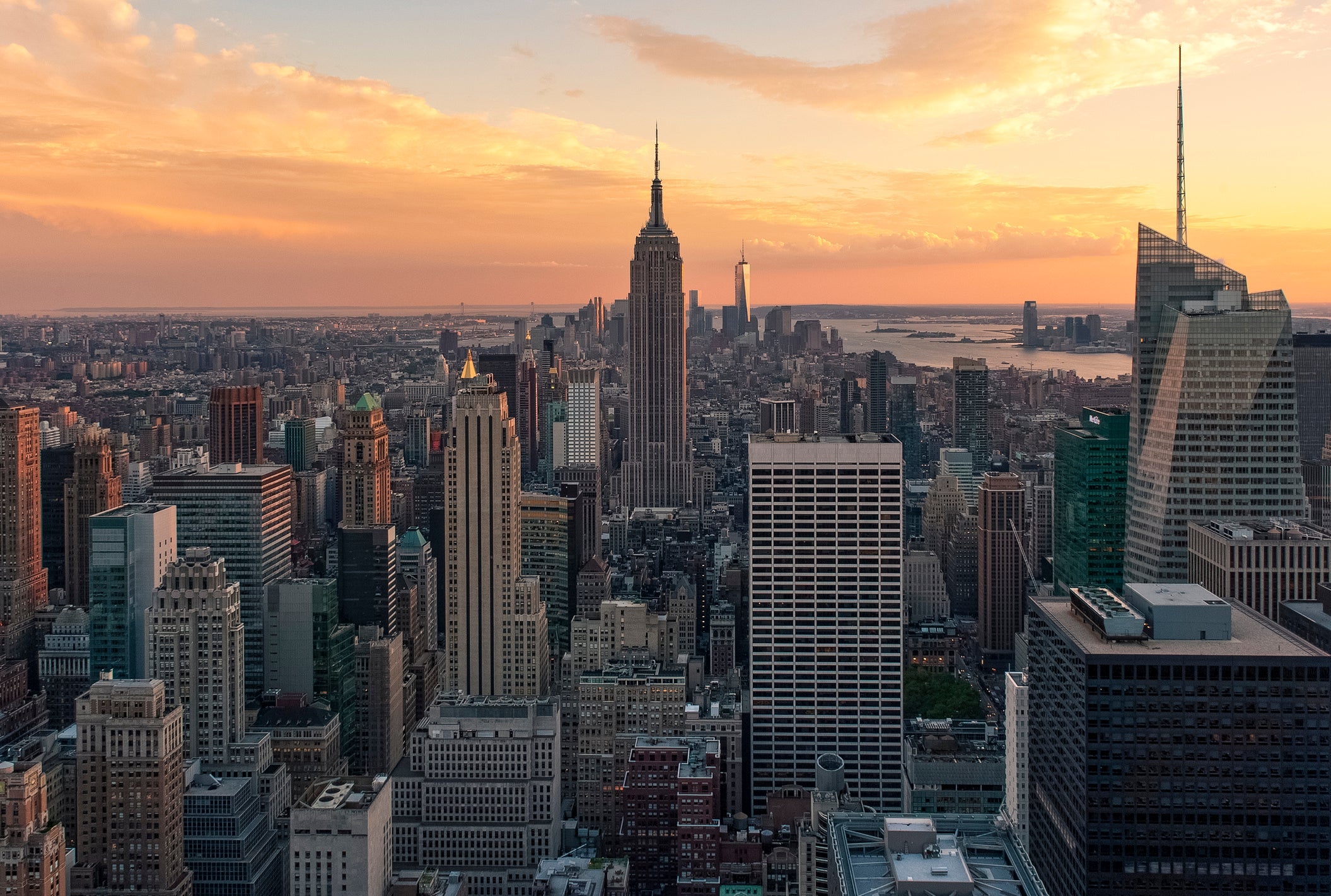 Manhattan view from the Top of the Rock