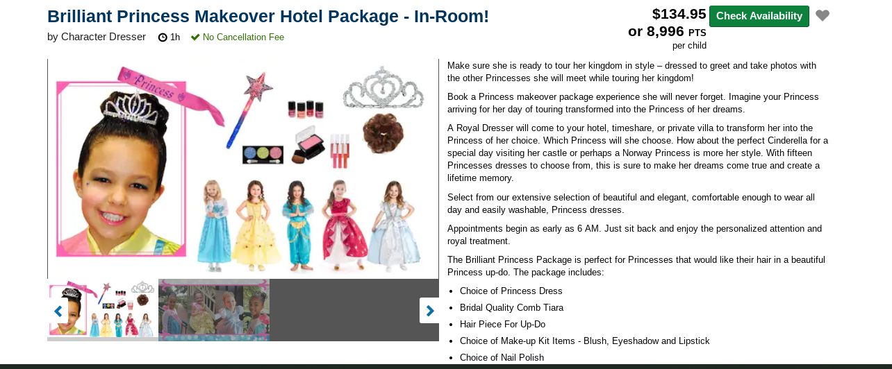 briliant princess makover UR Orlando