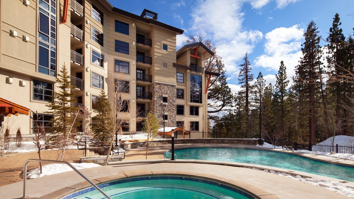 the pool at The Westin Monache Resort, Mammoth