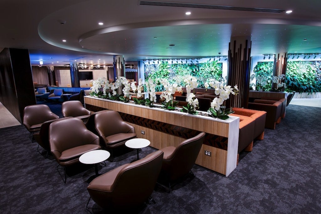 inside the Fiji Airways lounge