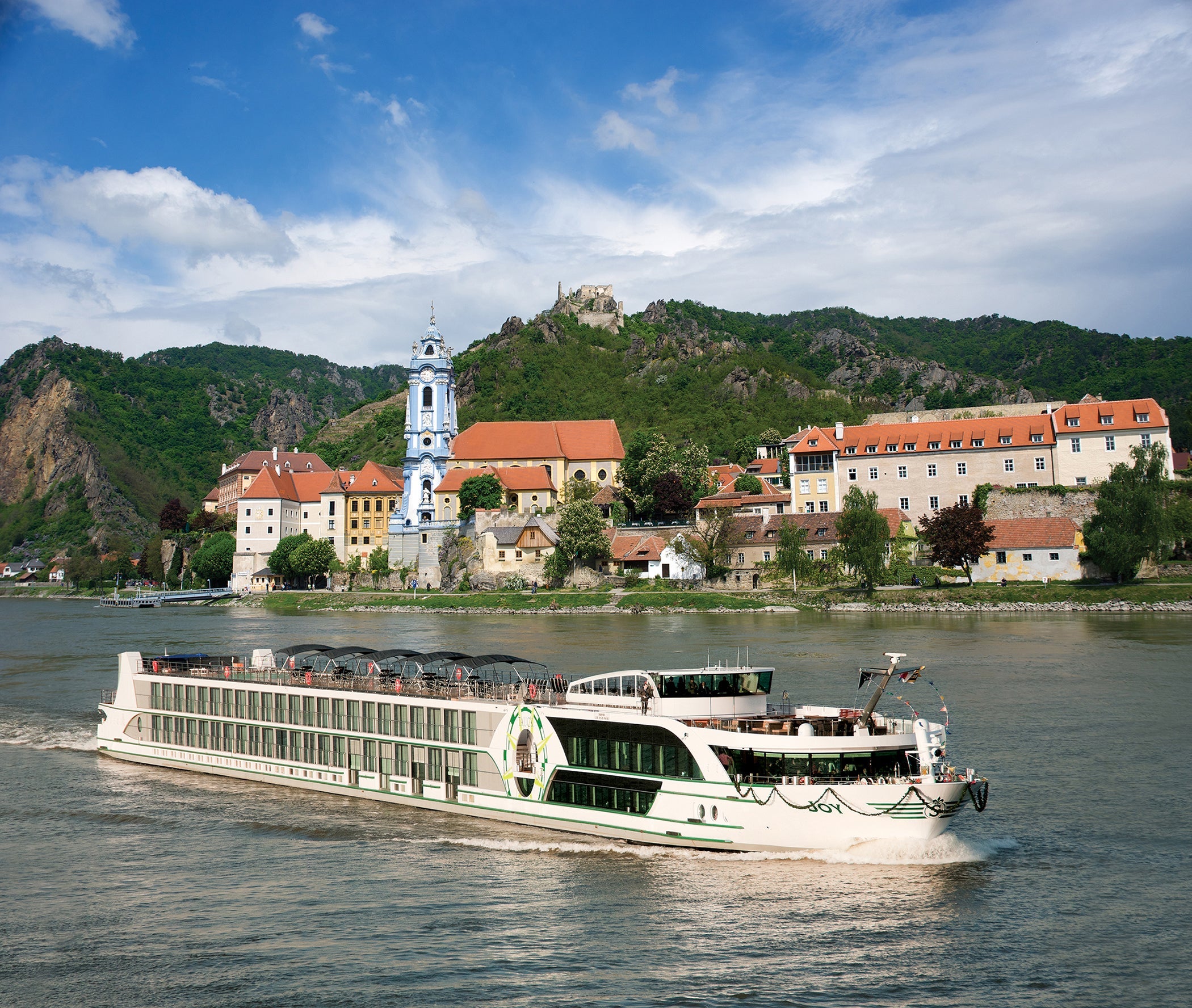A Tauck vessel sailing through Austria