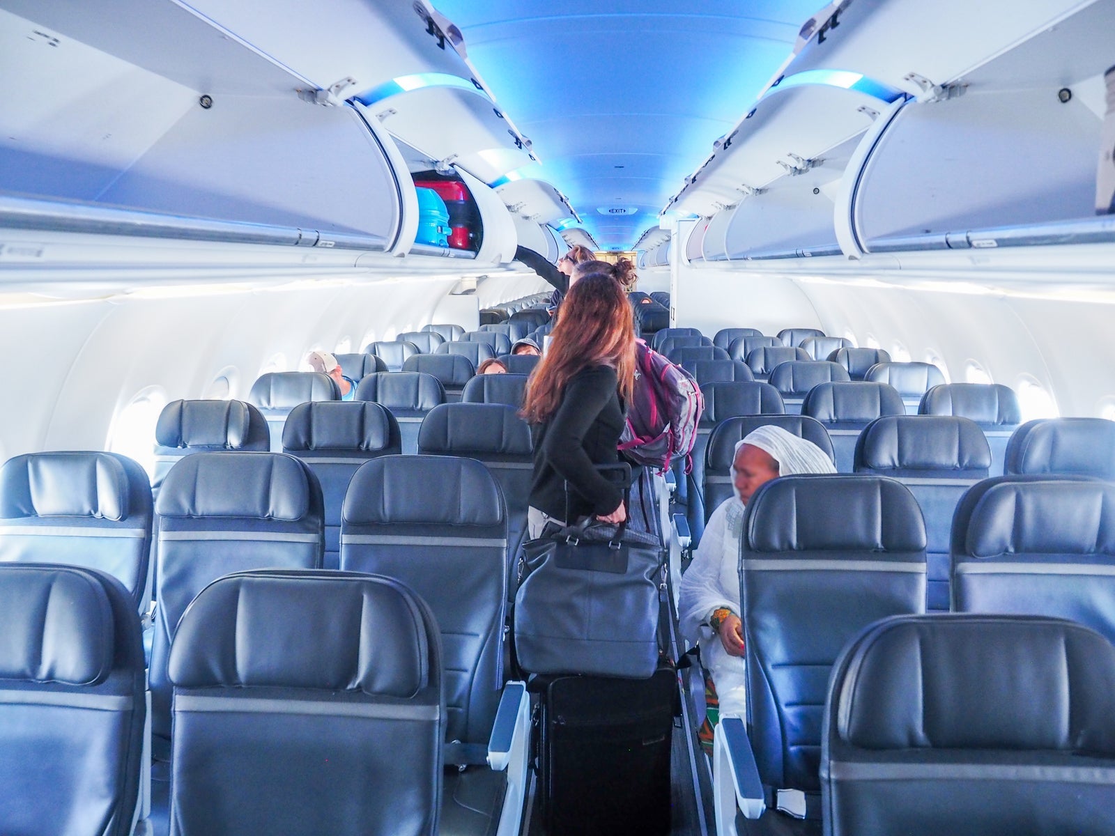 Alaska Airlines cabin