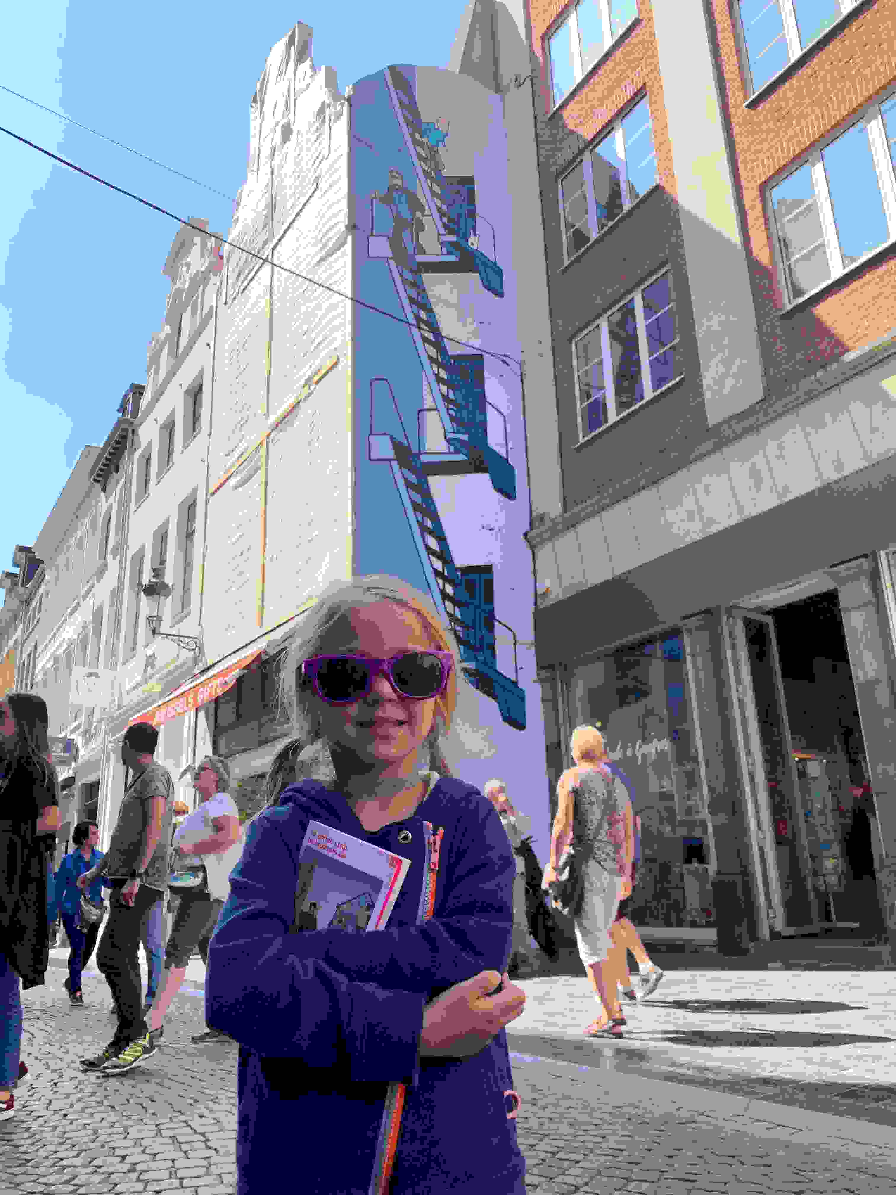 Brussels Belgium Comic Book Trail