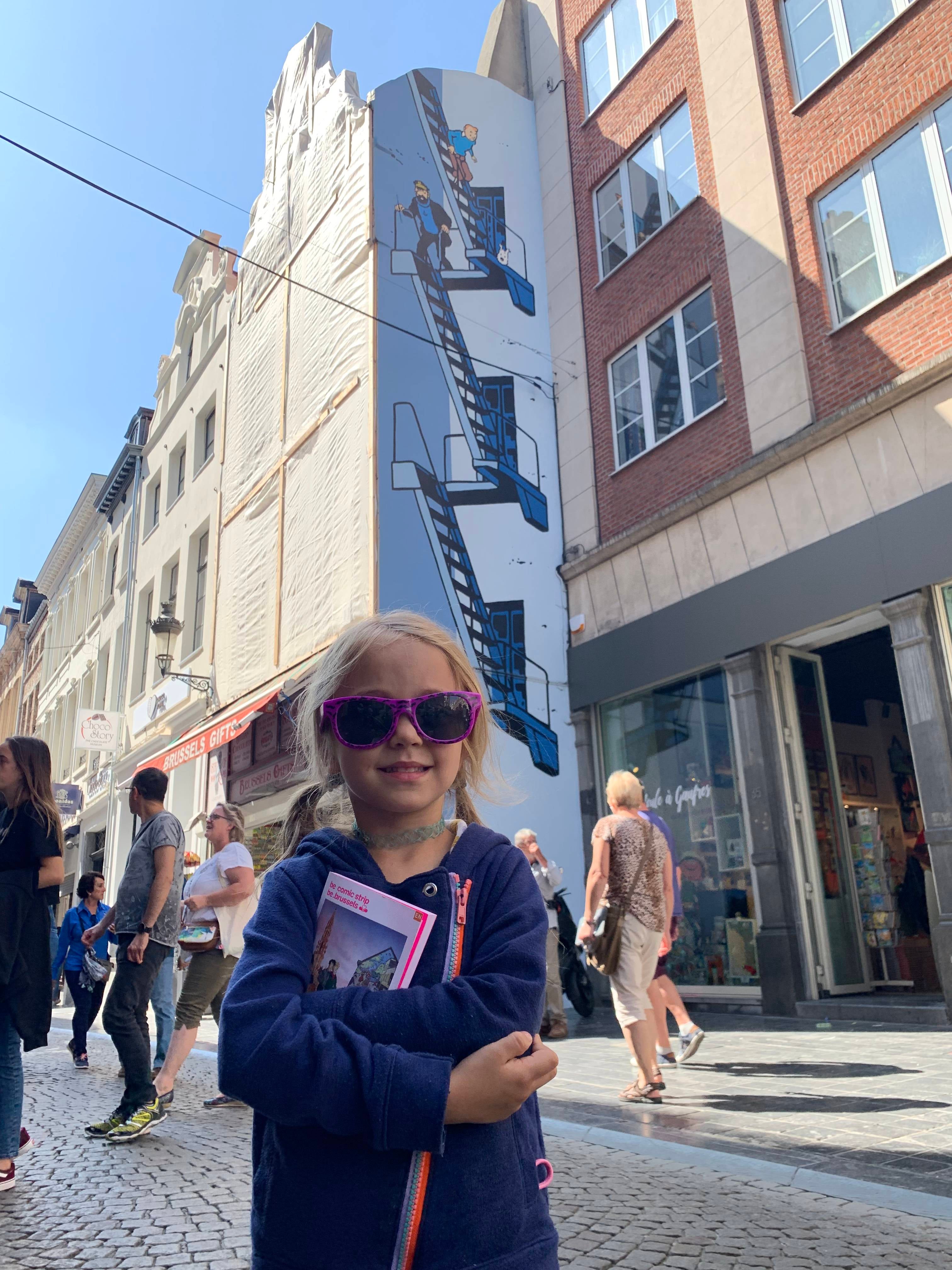 Brussels Belgium Comic Book Trail