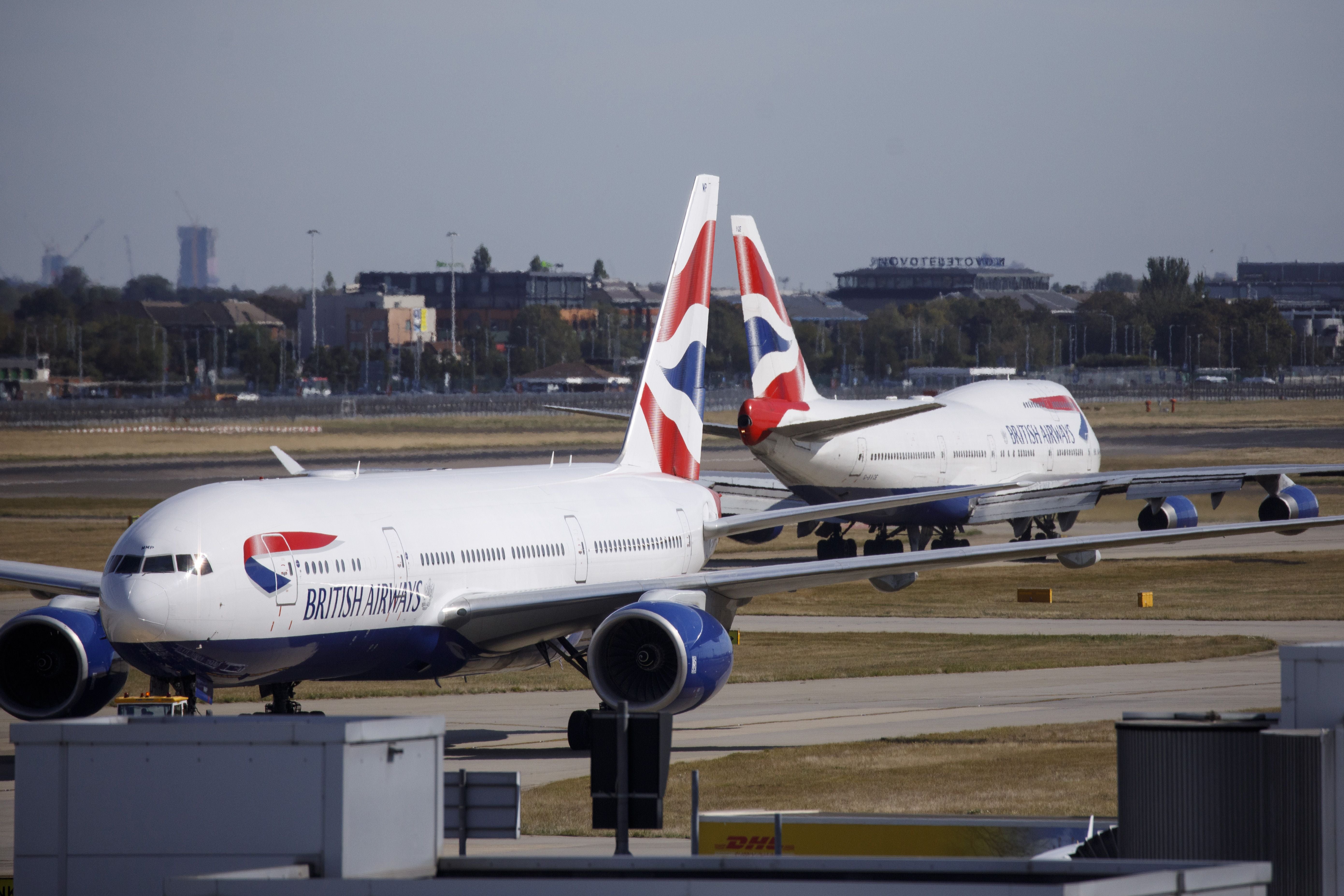 British Airways plane