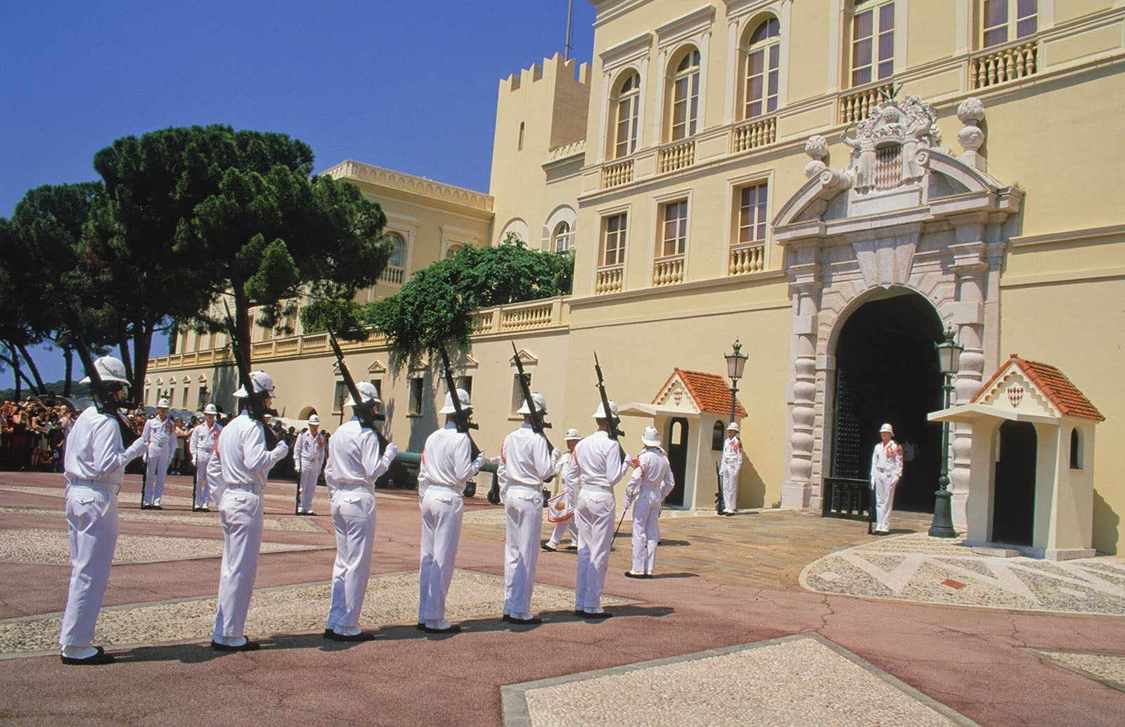 Monaco - Changing of the Guard outside Princes Palace
