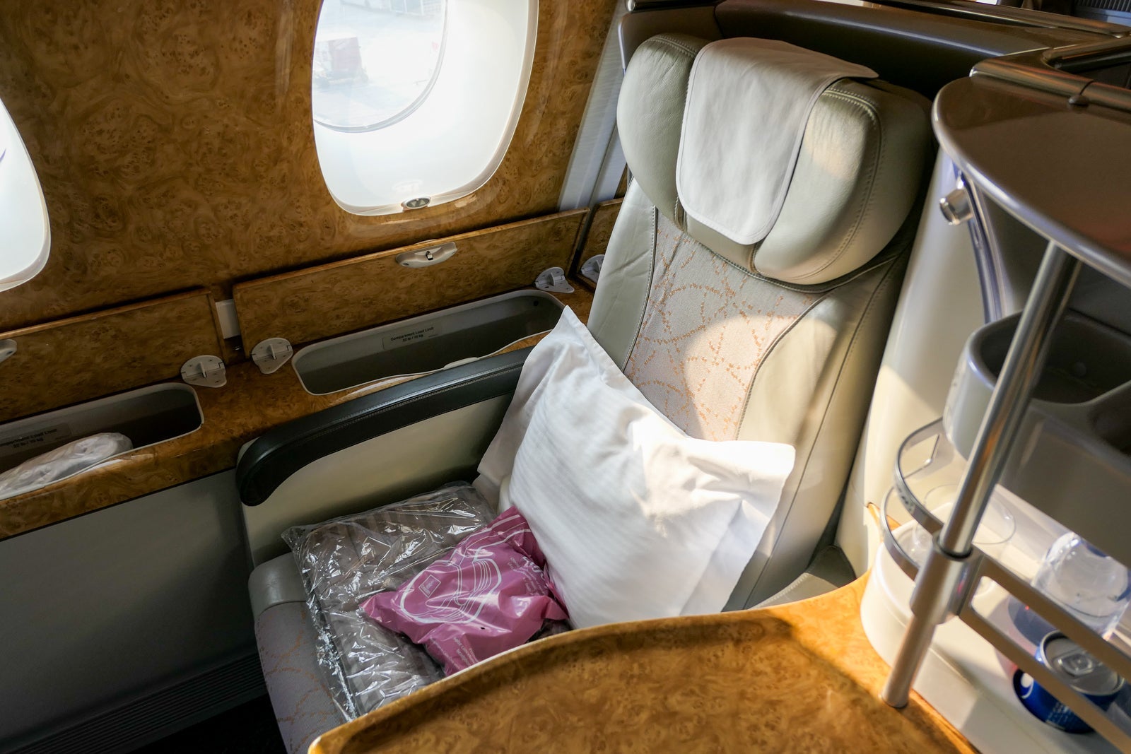 Emirates business class seat