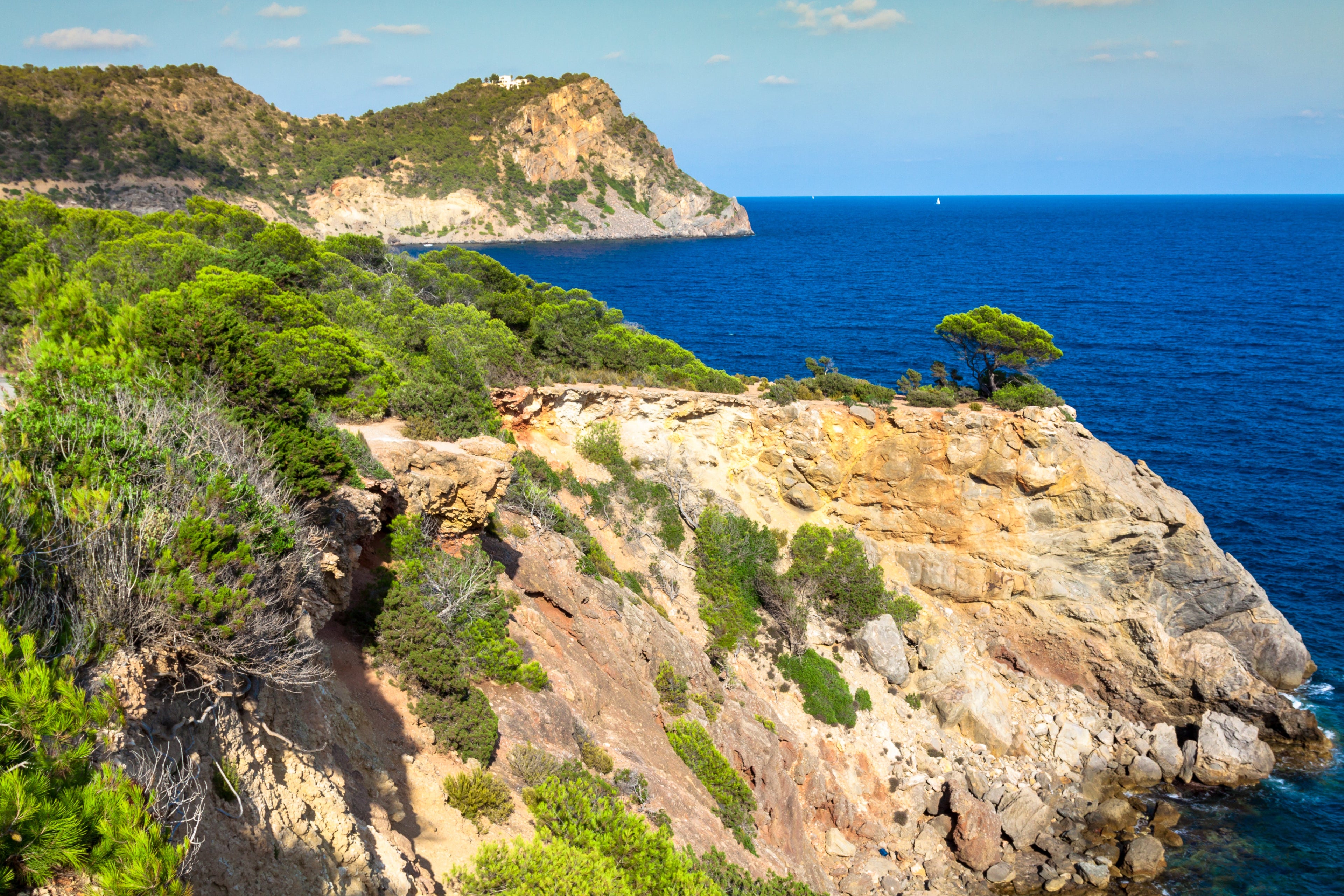 Photo of Ibiza island via Getty Images.