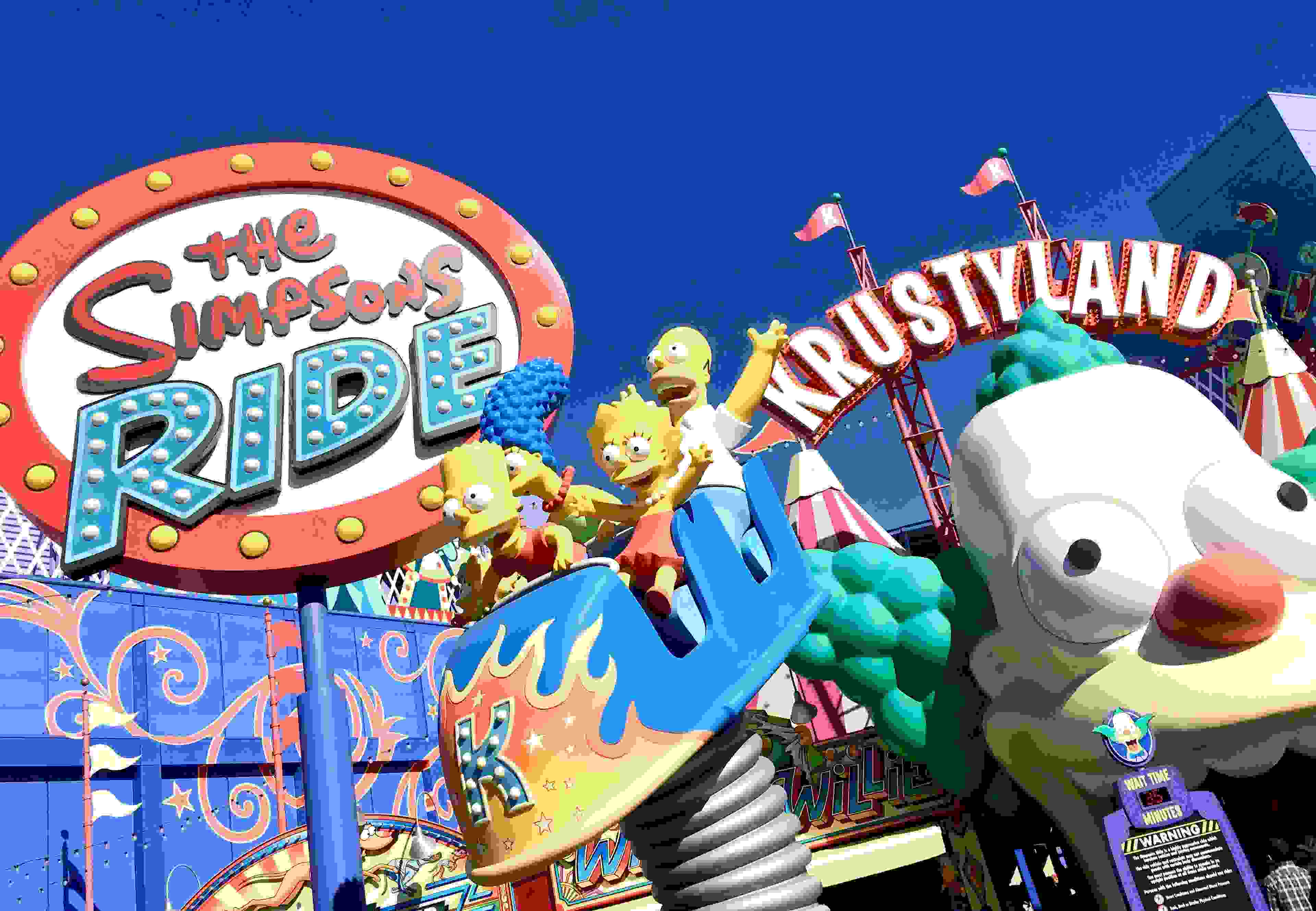 The Simpsons Ride is a favorite at Universal Studios Hollywood. (Photo courtesy of 2DadsWithBaggage)
