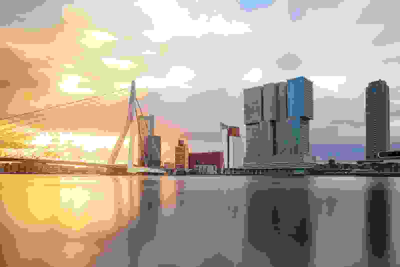 The Rotterdam Skyline. (Photo by Prasit Rodphan/Getty Images)