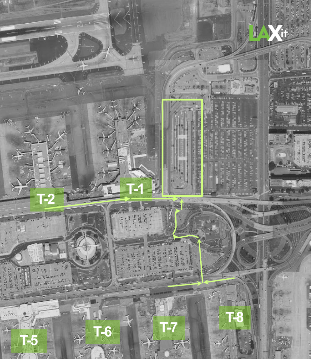 LAX-IT walking map