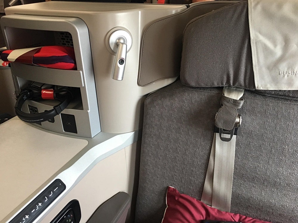Iberia's A350 business class seat