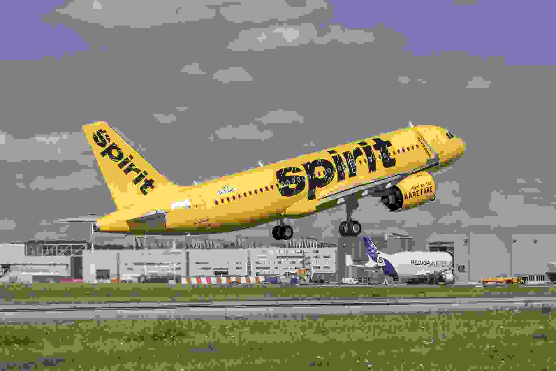 Spirit Airlines' first Airbus A320neo. (Photo courtesy of Airbus)