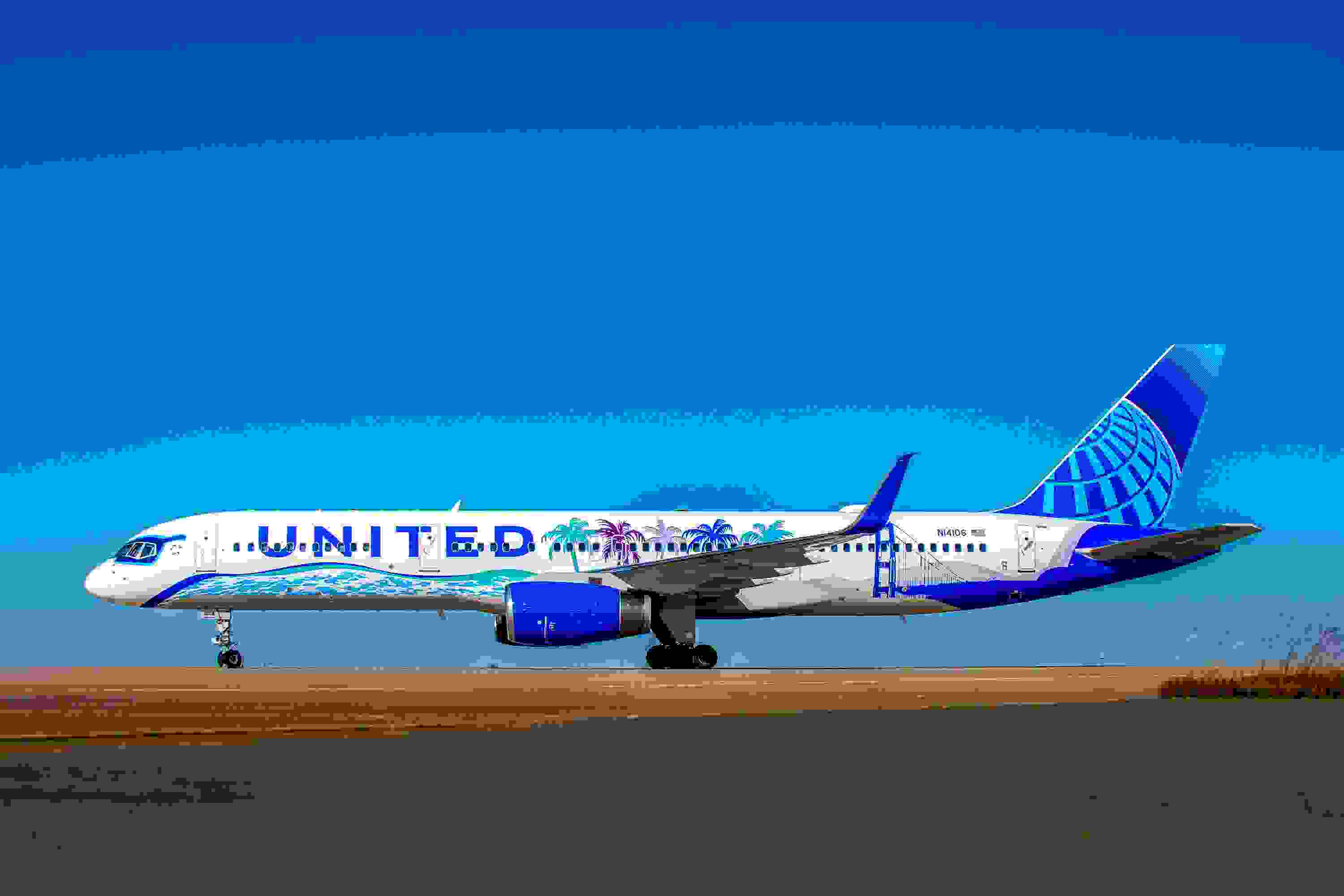 United Airlines "Her Art Here" winning California livery. (Courtesy United)