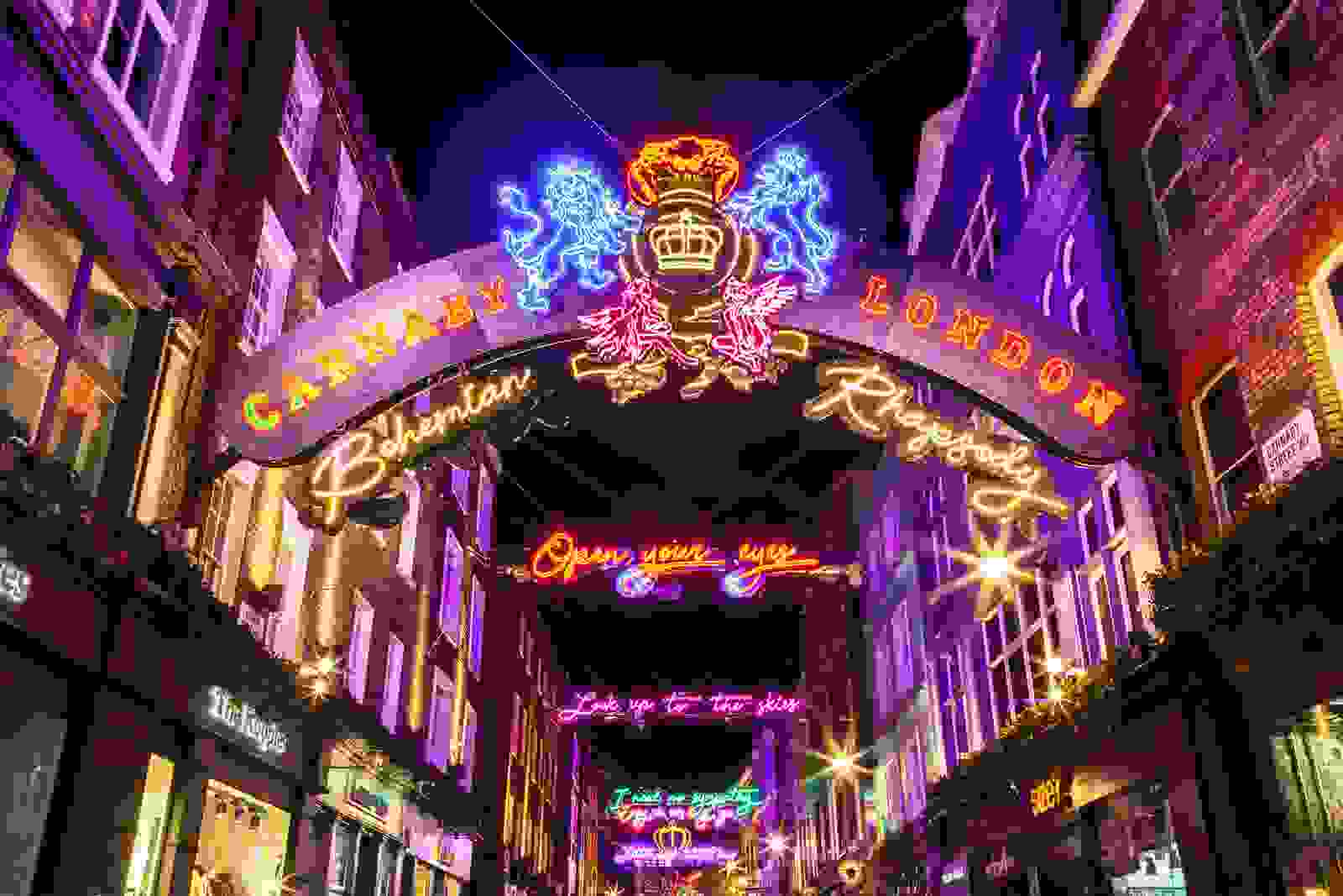 Carnaby Street in London. (Photo by Circle Creative Studio/Getty Images)