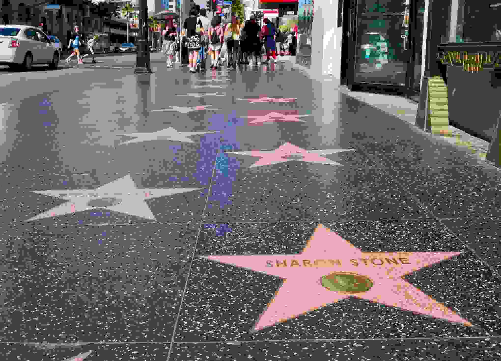 Hollywood Walk of Fame features more than 2,400 celebrity stars. (photo courtesy of photoquest7)