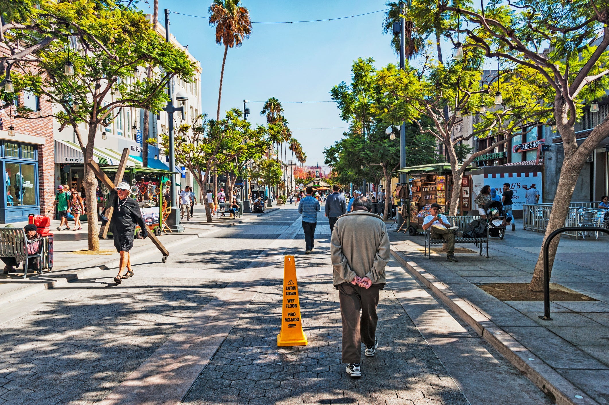 The Third Street Promenade in Santa Monica offers great shopping and people watching. (photo courtesy of jmoor17)