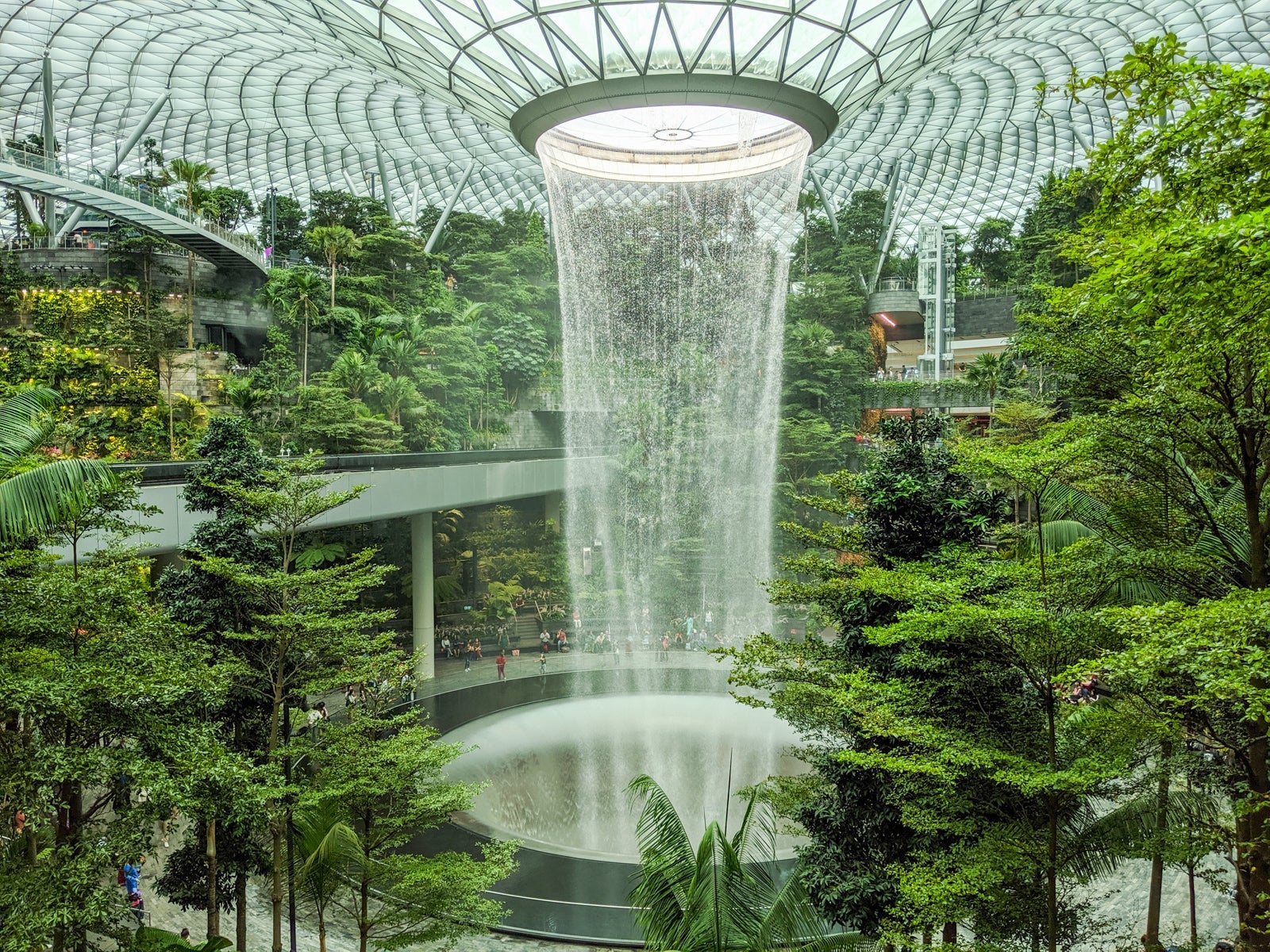 Waterfall at Singapore's Jewel