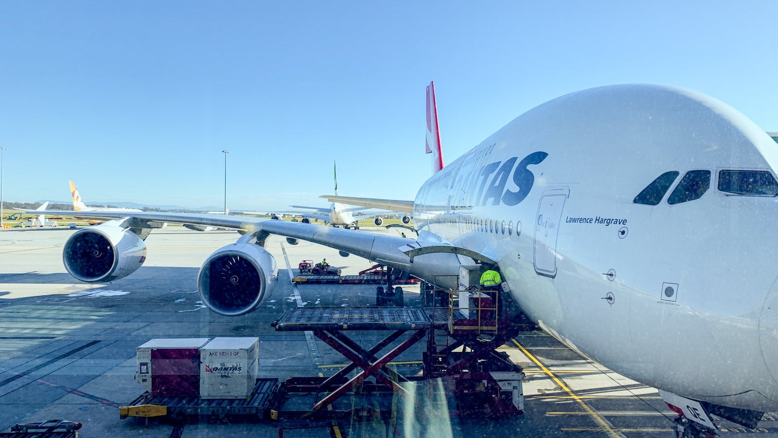 Qantas A380 First MEL-LAX