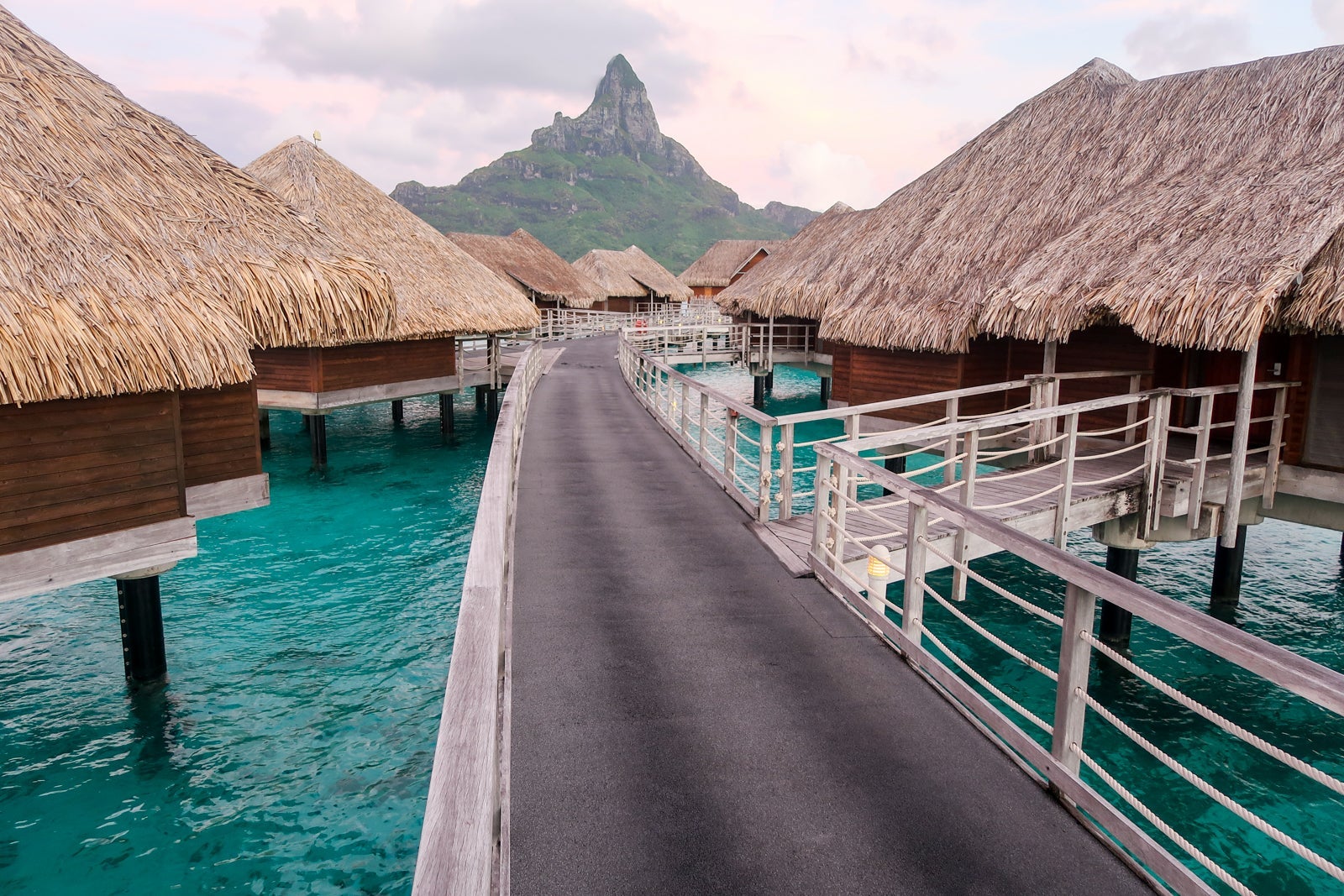 A walkway at the InterContinental Bora Bora Thalasso